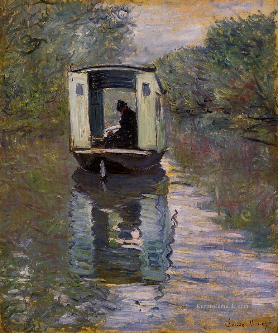 The Studio Boat Claude Monet Ölgemälde
